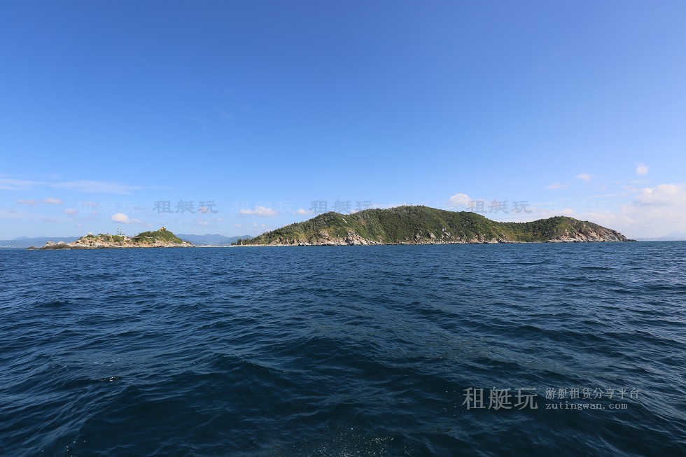 三亞旅游游艇租賃，三亞港至西島航線