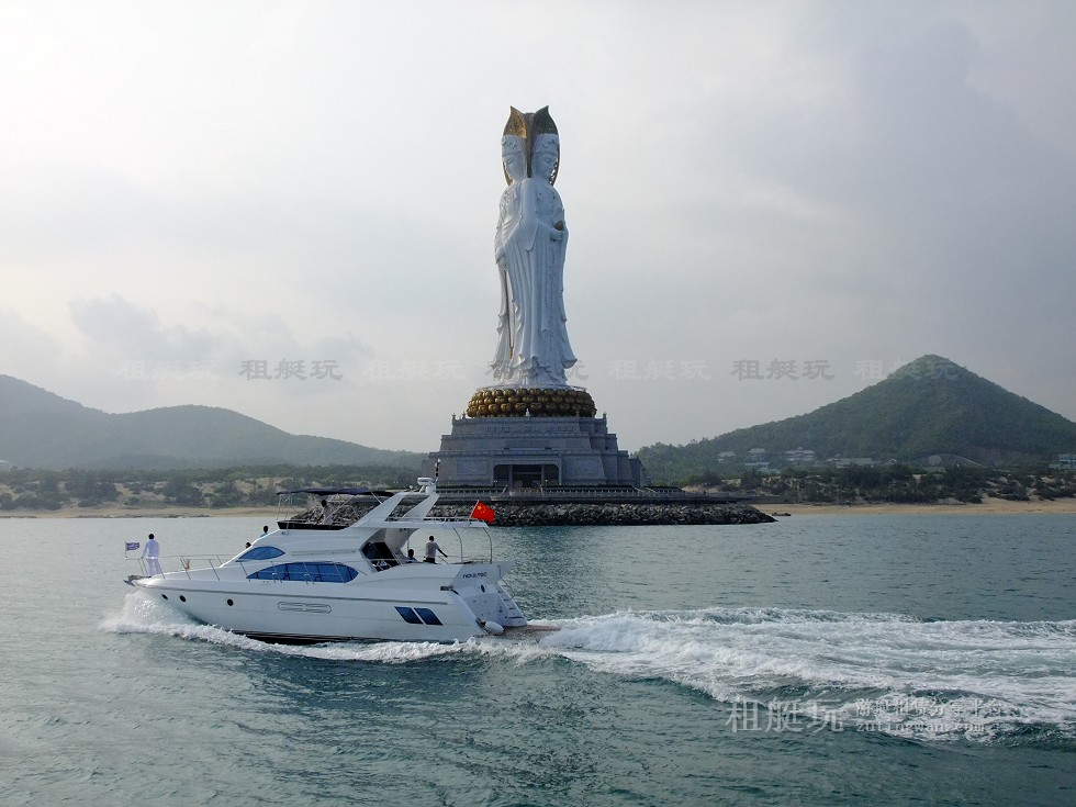 三亞旅游 游艇帆船租賃 三亞港-東/西島-南山海上觀音